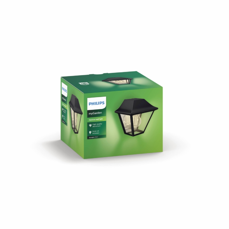 Philips 16494/30/PN - Utomhus Väggbelysning MYGARDEN ALPENGLOW E27/42W