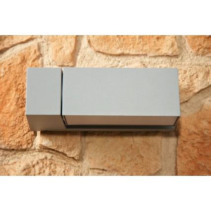 Philips 16942/87/16 - Utomhus Väggbelysning MYGARDEN BORDER 1xE27/23W/230V