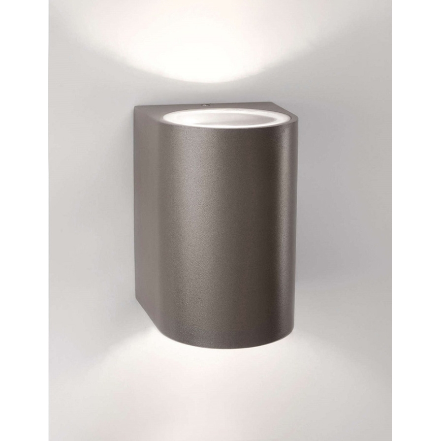 Philips 17101/43/16 - Utomhus Väggbelysning stjärnaLING 2xGU10/75W/230V