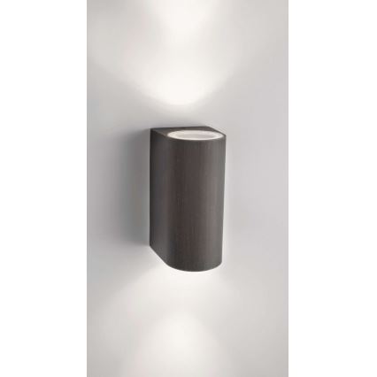 Philips 17102/86/16 - Utomhus Väggbelysning MYGARDEN NattbelysningINGALE 2xGU10/35W