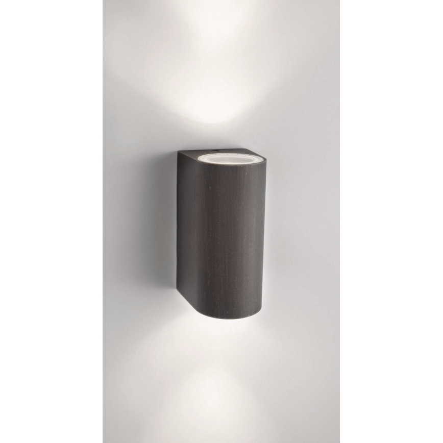 Philips 17102/86/16 - Utomhus Väggbelysning MYGARDEN NattbelysningINGALE 2xGU10/35W