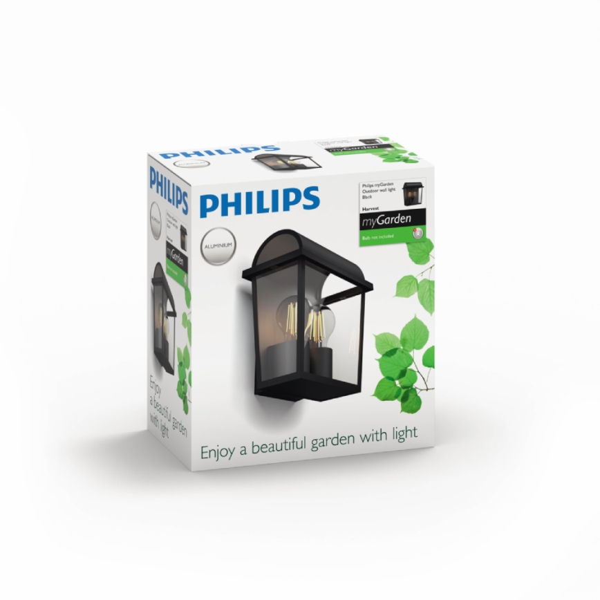 Philips 17235/30/PN - Utomhus Väggbelysning  2xE27/42W/230V IP44