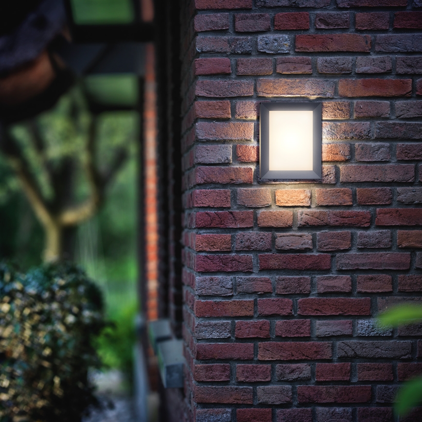 Philips 17293/93/16 - Utomhus Väggbelysning MYGARDEN KARP 1xLED/6W/230V