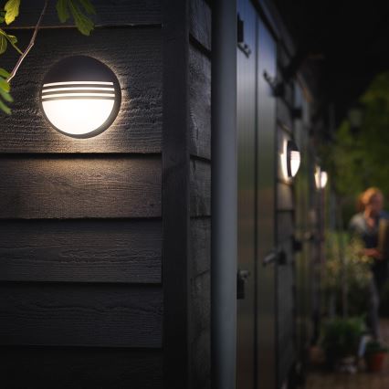 Philips 17296/30/16 - Utomhus Väggbelysning MYGARDEN YARROW 1xLED/6W/230V IP44
