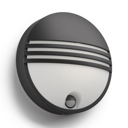 Philips - LED Utomhus Vägglampa med Sensor 1xLED/6W/230V IP44