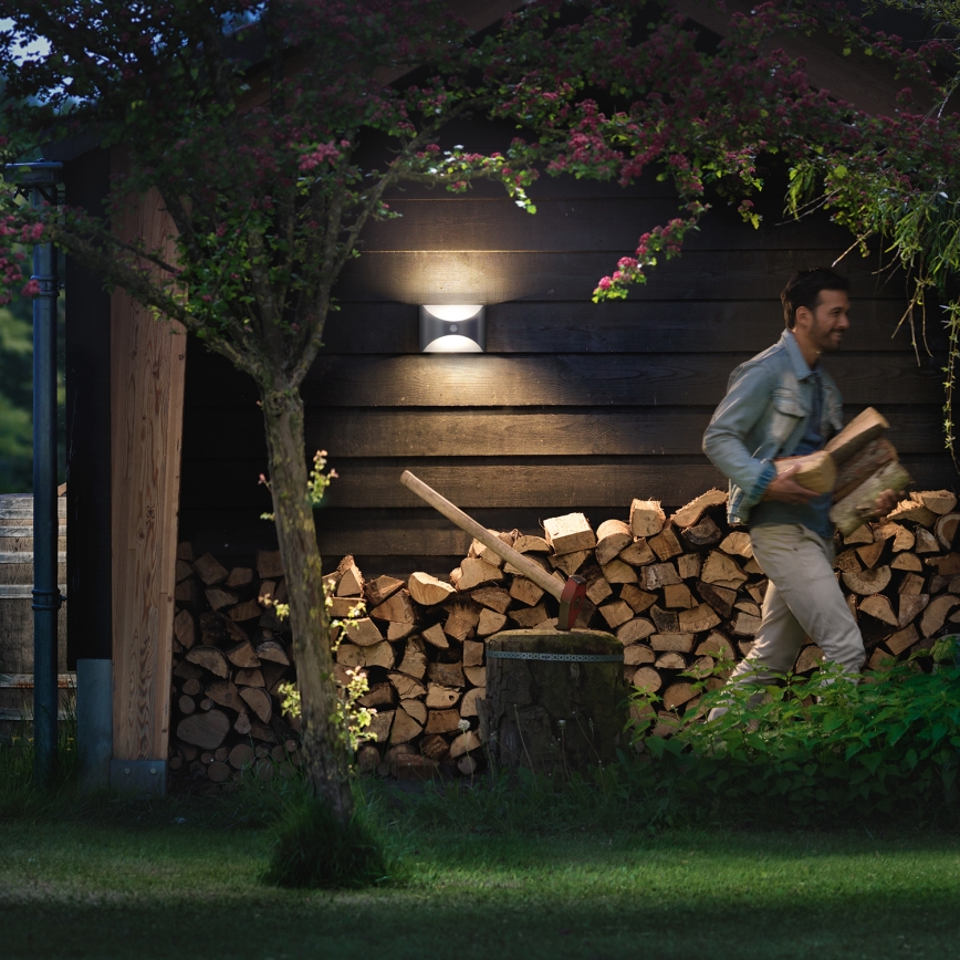 Philips - Utomhus sensorlampa 1xLED/6W/230V IP44
