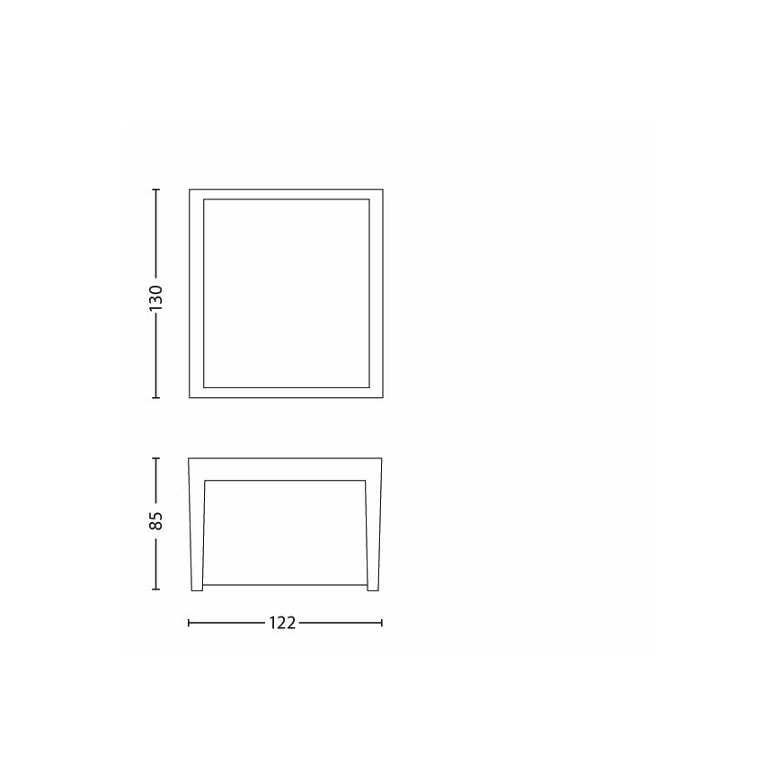 Philips - LED Utomhus Vägglampa LED/3W/230V IP44 2700K