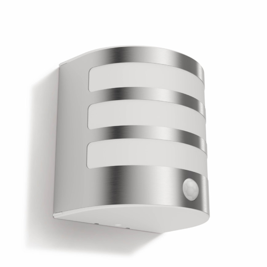 Philips 17315/47/16- LED utomhus Väggbelysning med sensor 1xLED/3W IP44