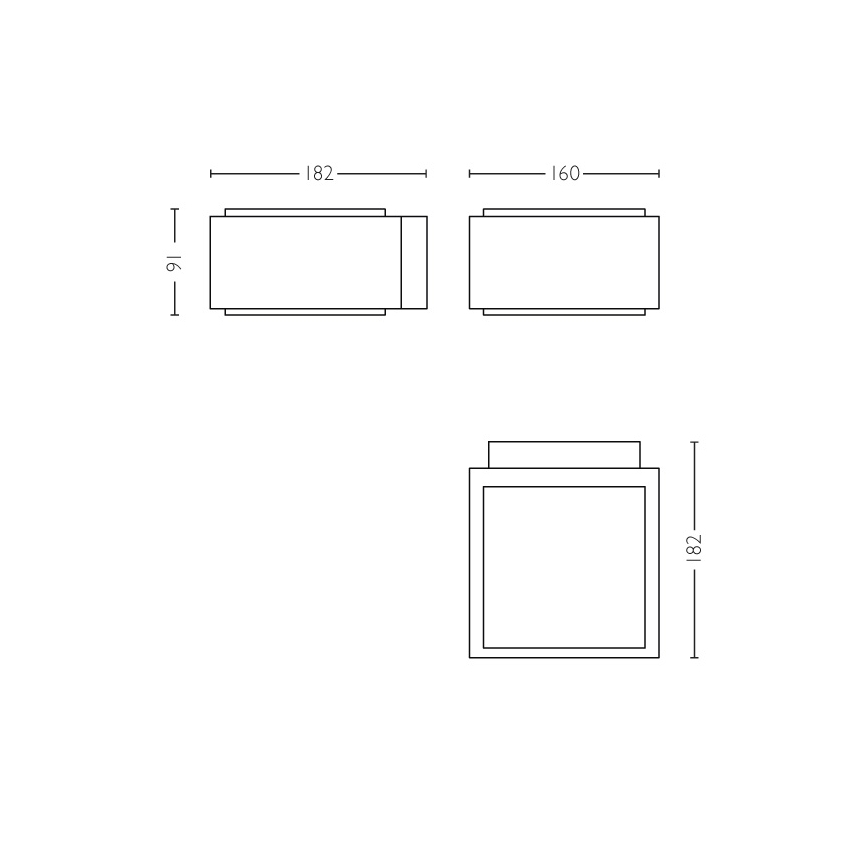 Philips 17337/93/PN – Utomhus Väggbelysning HEDGEHOG 1×E27/42W/230V IP44