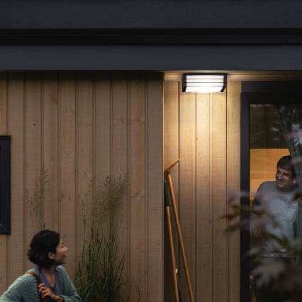 Philips 17350/93/PN – Utomhusbelysning MOONSHINE 2×E27/14W IP44