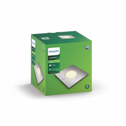 Philips 17356/47/P0 - LED utomhus Infartsbelysning MYGARDEN CRUST LED/3W
