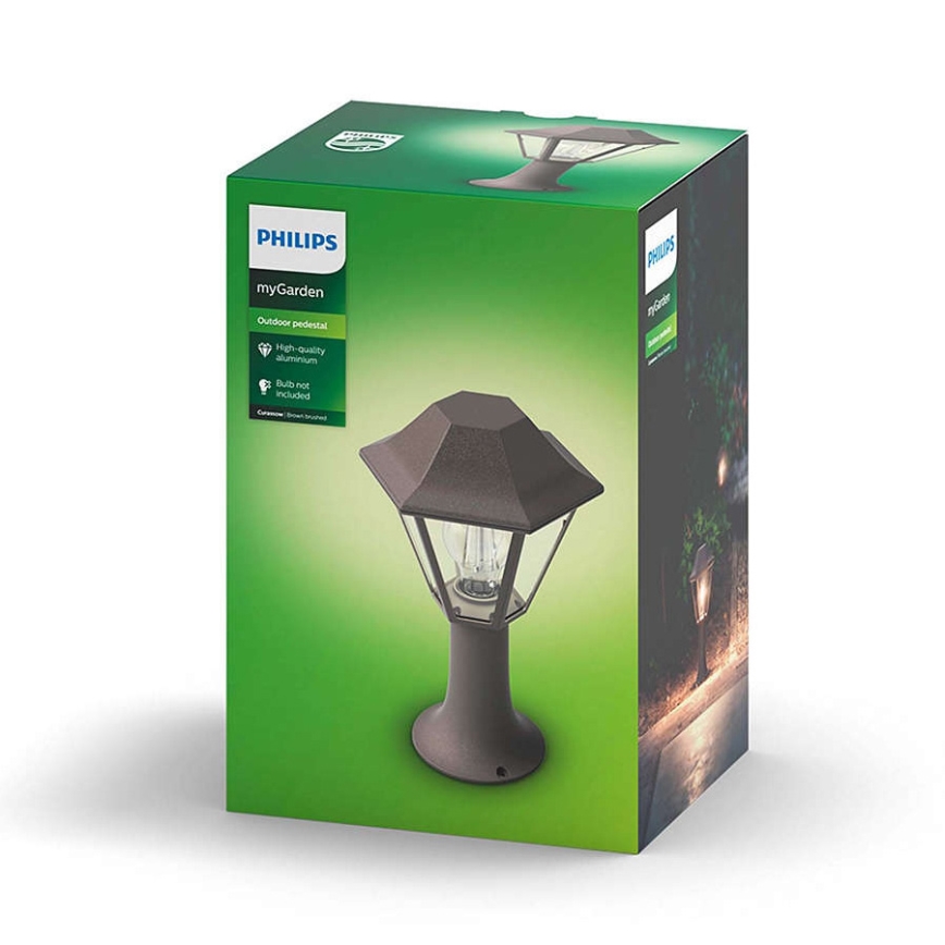 Philips 17387/43/PN - Utomhuslampa MYGARDEN CURASSOW 1xE27/42W/230V