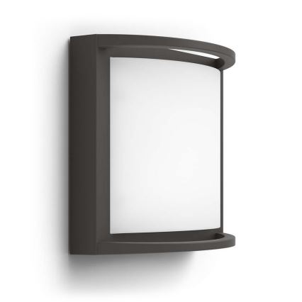 Philips 17391/93/P0 - Utomhus LED Väggbelysning MYGARDEN SAMONDRA LED/12W IP44