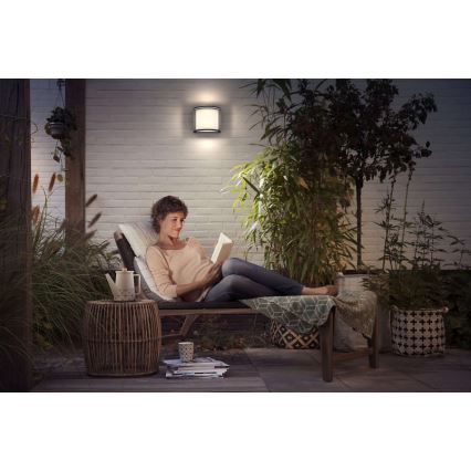 Philips 17391/93/P0 - Utomhus LED Väggbelysning MYGARDEN SAMONDRA LED/12W IP44