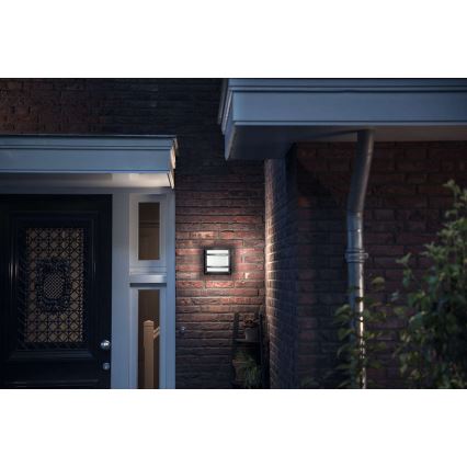 Philips 17394/93/P0 - Utomhus LED Väggbelysning MYGARDEN PETRONIA LED/12W IP44