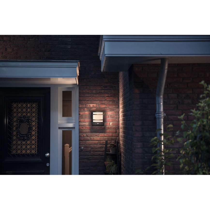 Philips 17395/93/P0 - LED Utomhus Väggbelysning MYGARDEN PETRONIA LED/12W IP44
