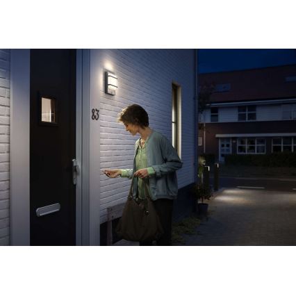 Philips 17395/93/P0 - LED Utomhus Väggbelysning MYGARDEN PETRONIA LED/12W IP44