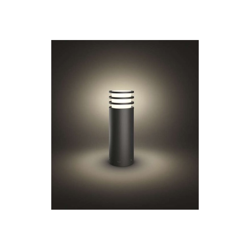 Philips 17402/93/P0 - LED Dimbar Utomhuslampa Hue LUCCA 1xE27/9,5W/230V IP44