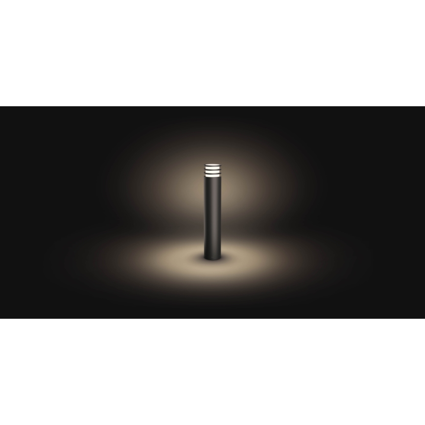 Philips - LED ljusreglerad utomhuslampa Hue LUCCA 1xE27/9,5W/230V IP44