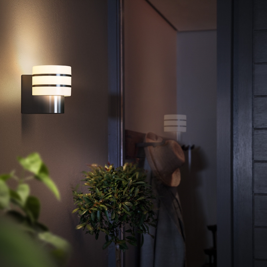 Philips - LED Dimbar vägglampa utomhus Hue TUAR 1xE27/9,5W IP44