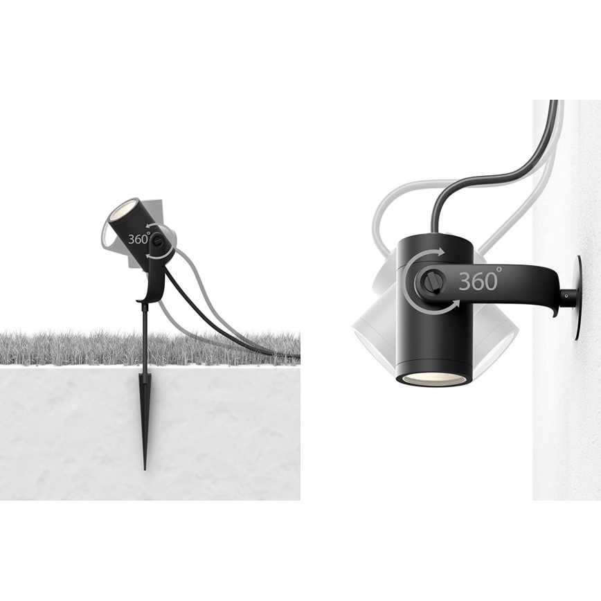 Philips 17414/30/P7 - SET 3x LED Spotlight Hue LILY 3xLED/8W/230V IP65