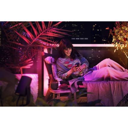 Philips - Förlängningskit LED RGB utomhus spotlight Hue LILY LED/8W/230V IP65