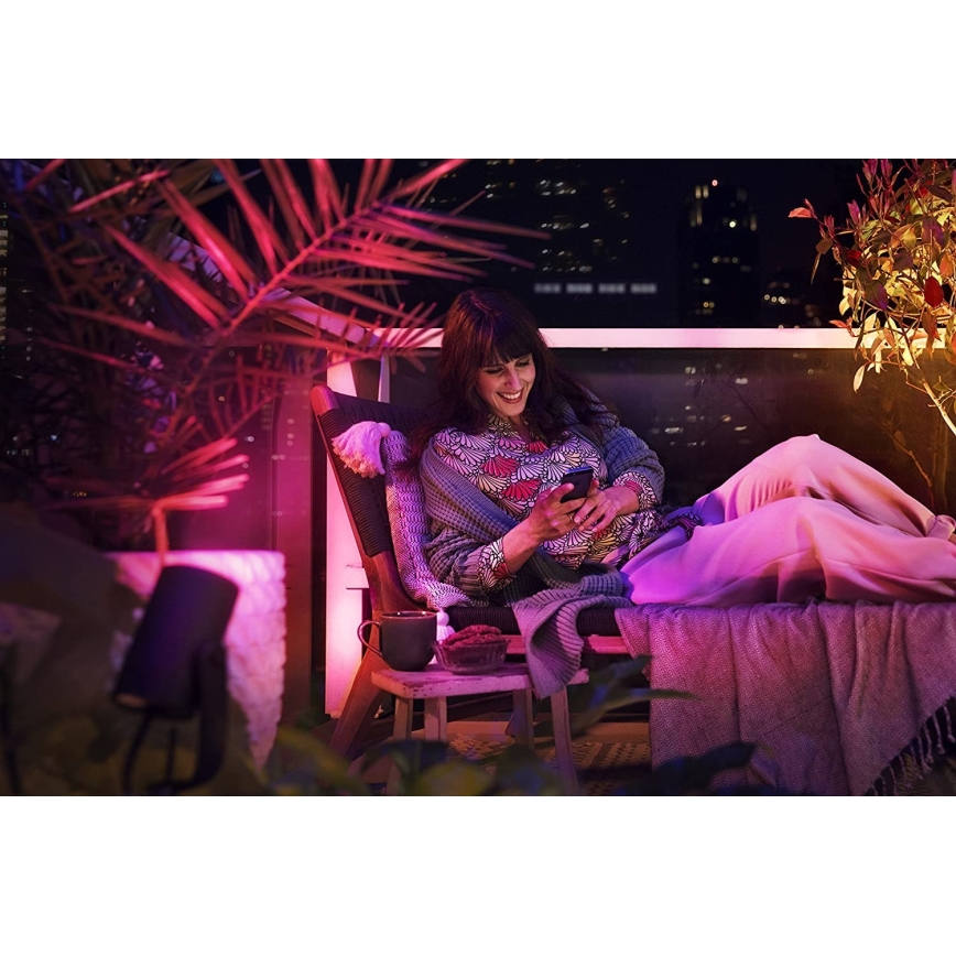 Philips - Förlängningskit LED RGB utomhus spotlight Hue LILY LED/8W/230V IP65