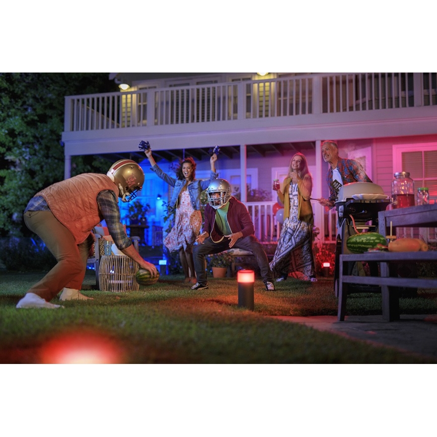 Philips 17420/30/P7 - LED RGB Utomhuslampa Hue CALLA LED-RGB/8W/230V IP65