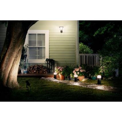 Philips 17420/30/P7 - LED RGB Utomhuslampa Hue CALLA LED-RGB/8W/230V IP65
