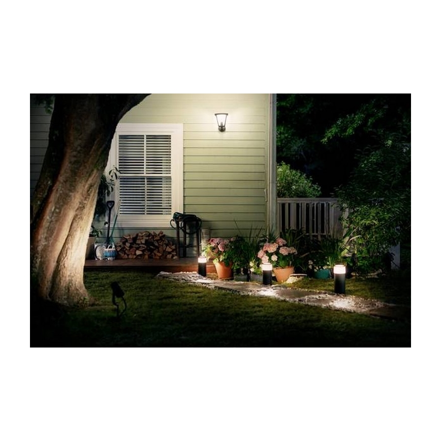 Philips 17420/30/P7 - LED RGB Utomhuslampa Hue CALLA LED-RGB/8W/230V IP65