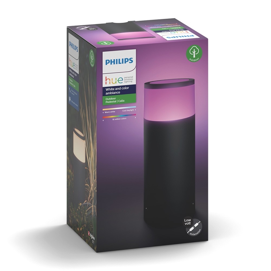 Philips 17420/30/P7 - LED RGB Utomhuslampa Hue CALLA LED-RGB/8W/230V IP65