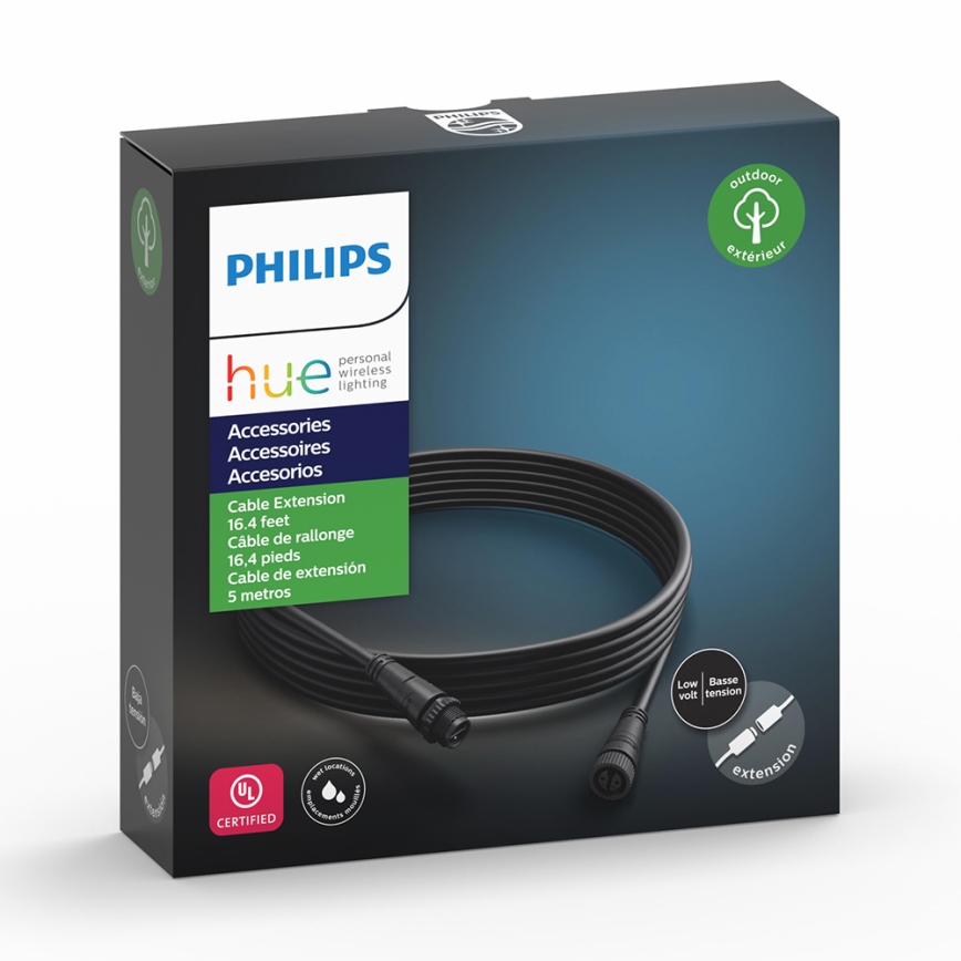 Philips - Förlängningssladd utomhus för Hue CALLA och Hue LILY 5m