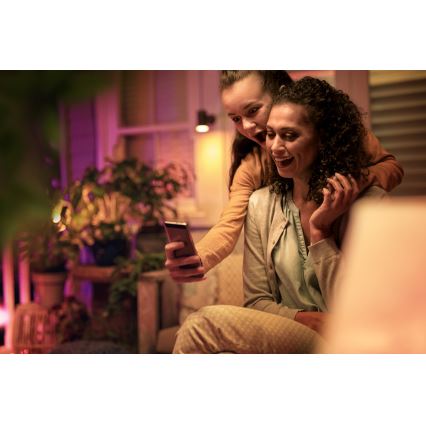 Philips 17428/30/P7 - LED RGB Utomhus spotlight Hue LILY LED/8W/230V IP65