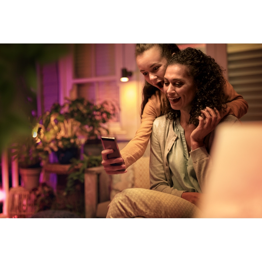 Philips 17428/30/P7 - LED RGB Utomhus spotlight Hue LILY LED/8W/230V IP65