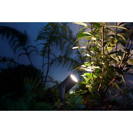 Philips 17428/30/P7 - LED RGB Utomhus spotlight Hue LILY LED/8W/230V IP65