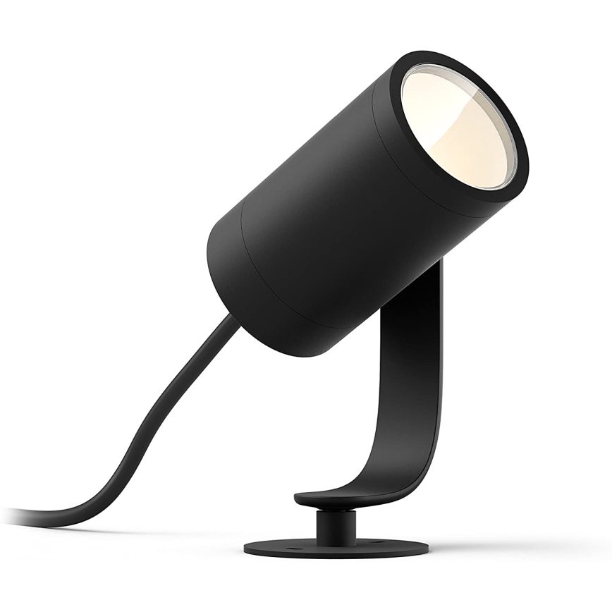 Philips 17428/30/P7 - LED RGB Utomhus spotlight Hue LILY LED/8W/230V IP65