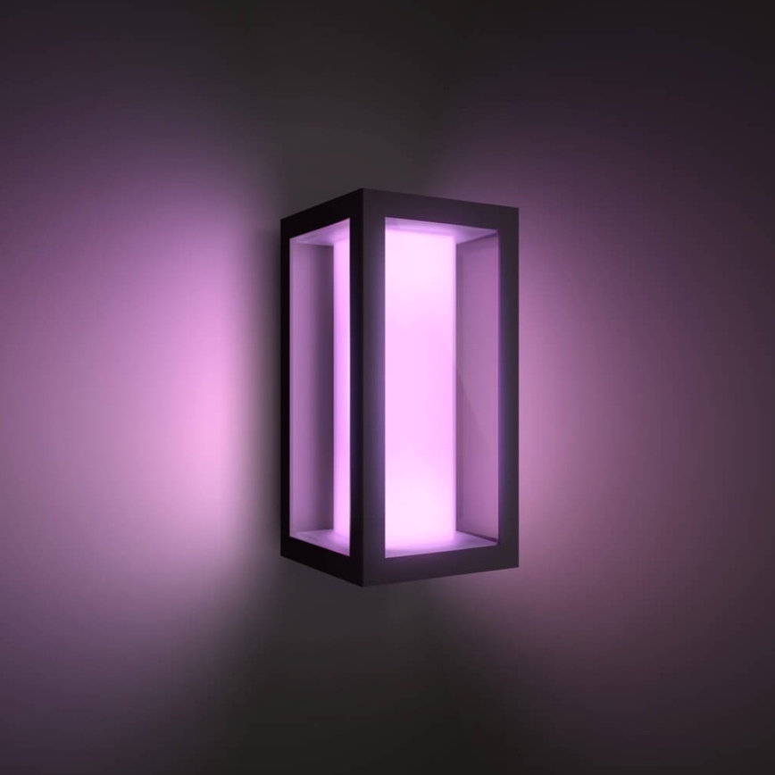 Philips - LED RGBW Dimbar vägglampa utomhus Hue IMPRESS 2xLED/8W/230V 2000-6500K IP44
