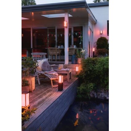 Philips - LED RGBW Dimbar vägglampa utomhus Hue IMPRESS 2xLED/8W/230V 2000-6500K IP44