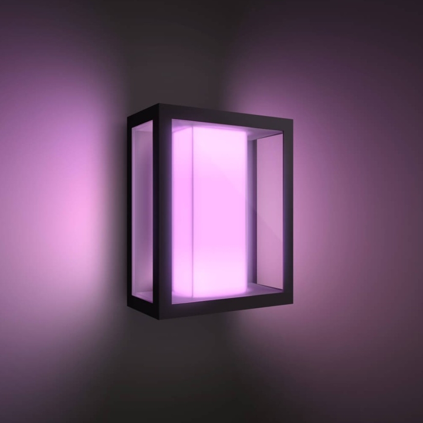 Philips - LED RGBW Dimbar vägglampa utomhus Hue IMPRESS 2xLED/8W/230V IP44
