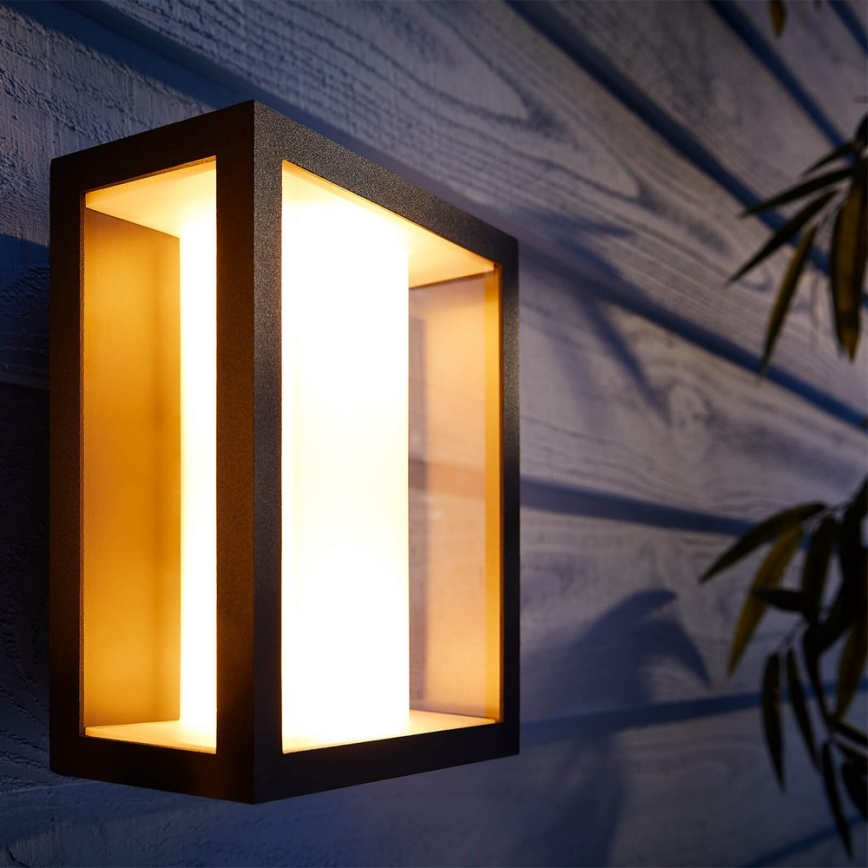 Philips - LED RGBW Dimbar vägglampa utomhus Hue IMPRESS 2xLED/8W/230V IP44