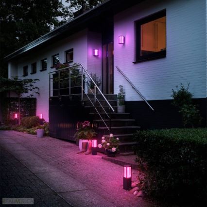 Philips - LED RGBW Ljusreglerad utomhus lampa Hue IMPRESS LED/16W/230V 2000-6500K IP44