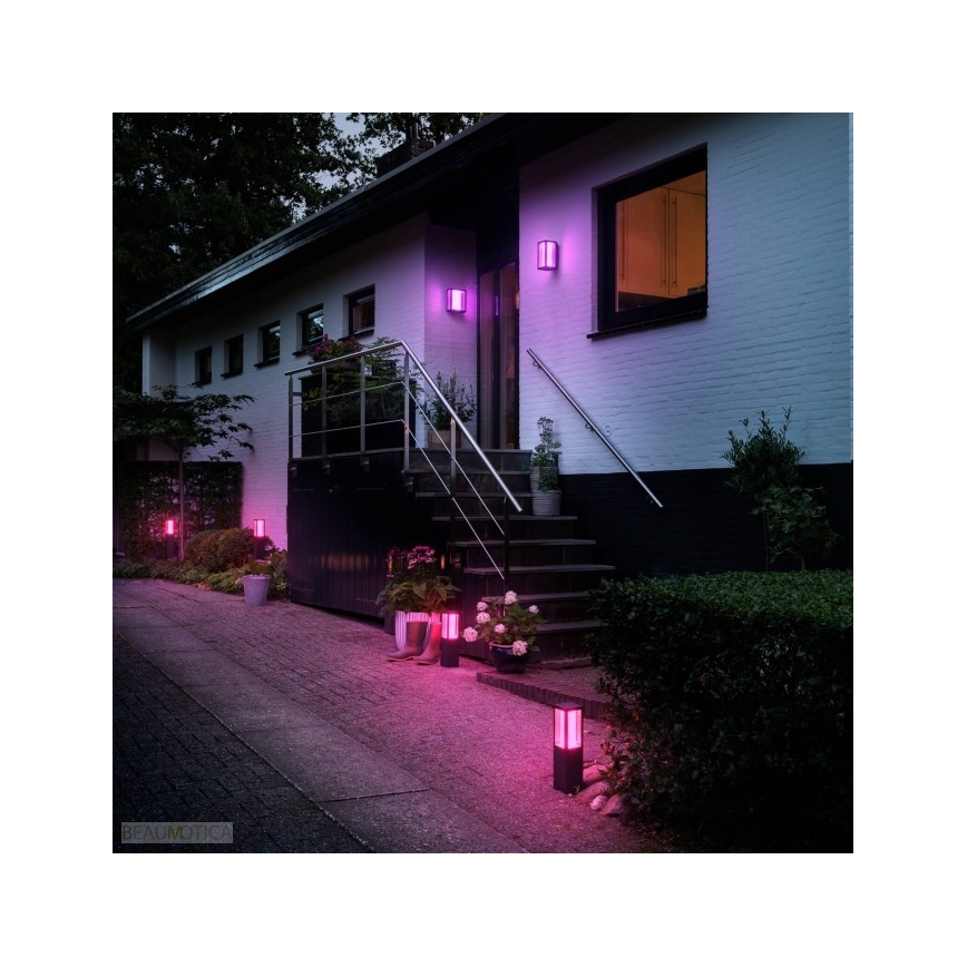Philips - LED RGBW Ljusreglerad utomhus lampa Hue IMPRESS LED/16W/230V 2000-6500K IP44