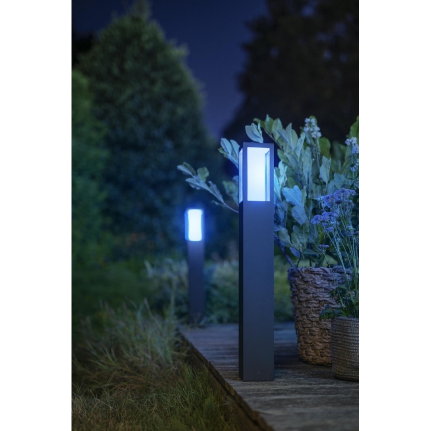 Philips - LED RGB lampa för utomhusbruk Hue IMPRESS 2xLED/8W/230V IP44