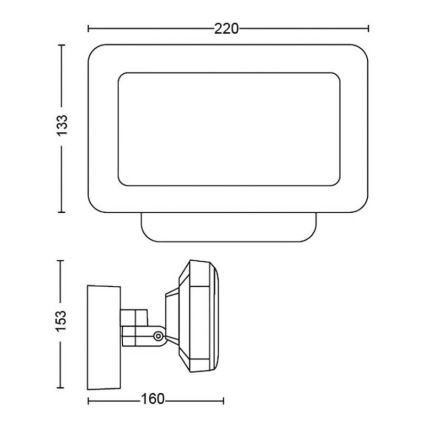 Philips - LED RGBW Ljusreglerad utomhus reflektor Hue DISCOVER 2xLED/15W/230V 2000-6500K IP44