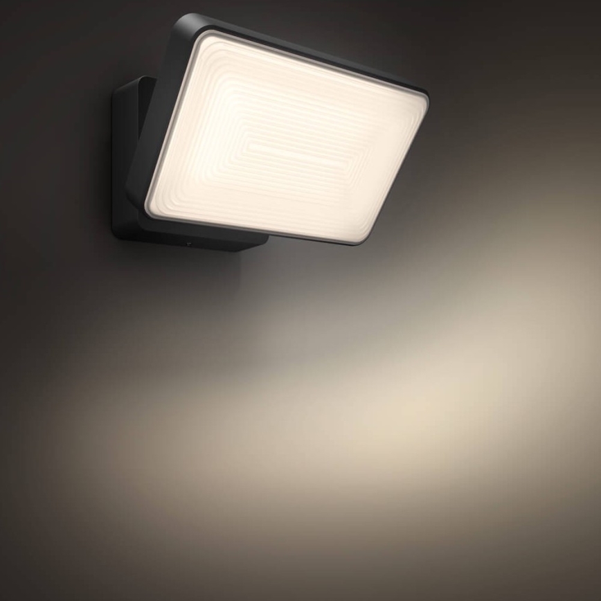 Philips - LED Ljusreglerad utomhus reflektor Hue WELCOME 2xLED/15W/230V IP44