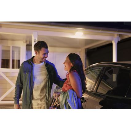 Philips - LED Ljusreglerad utomhus reflektor Hue WELCOME 2xLED/15W/230V IP44