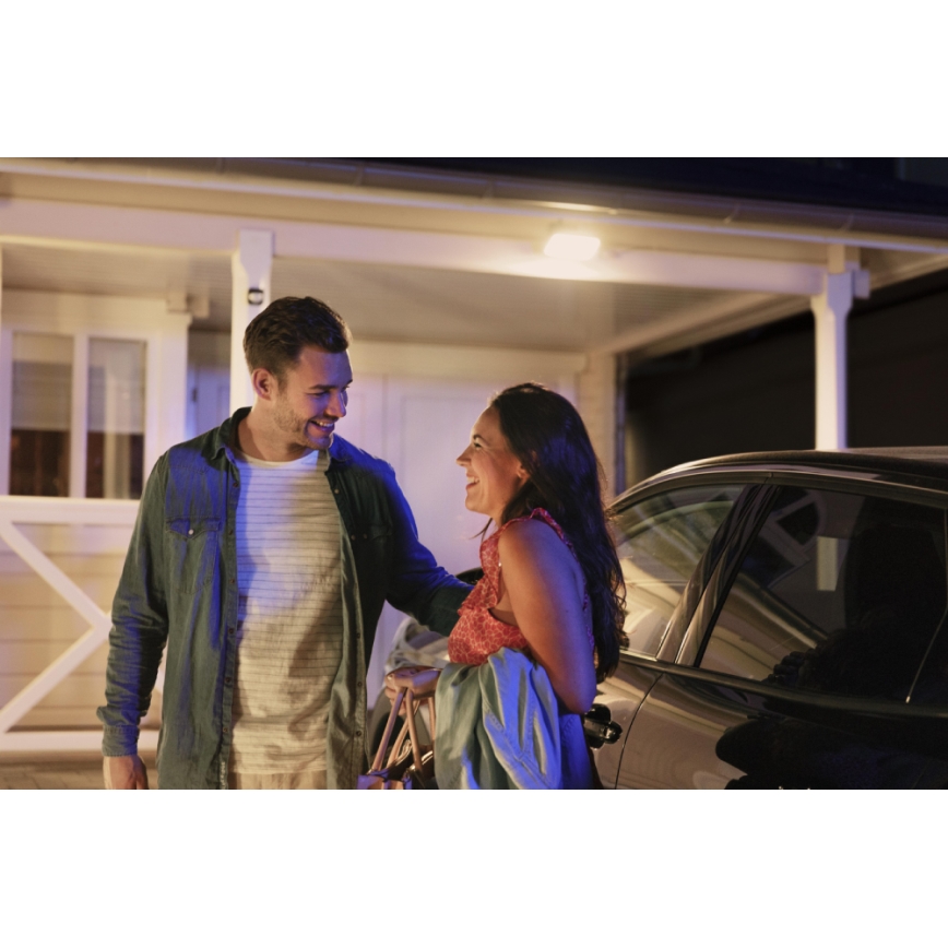 Philips - LED Ljusreglerad utomhus reflektor Hue WELCOME 2xLED/15W/230V IP44