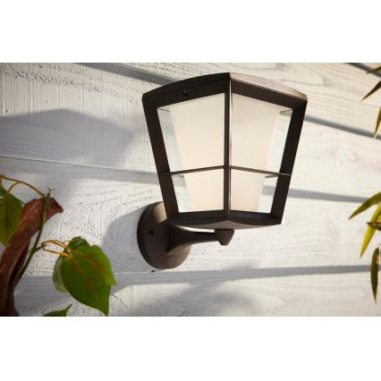 Philips - LED RGBW Dimbar vägglampa utomhus Hue ECONIC LED/15W/230V IP44