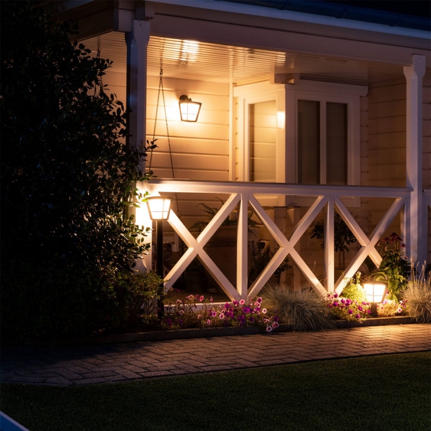 Philips - LED RGBW Dimbar vägglampa utomhus Hue ECONIC LED/15W/230V 2000-6500K IP44