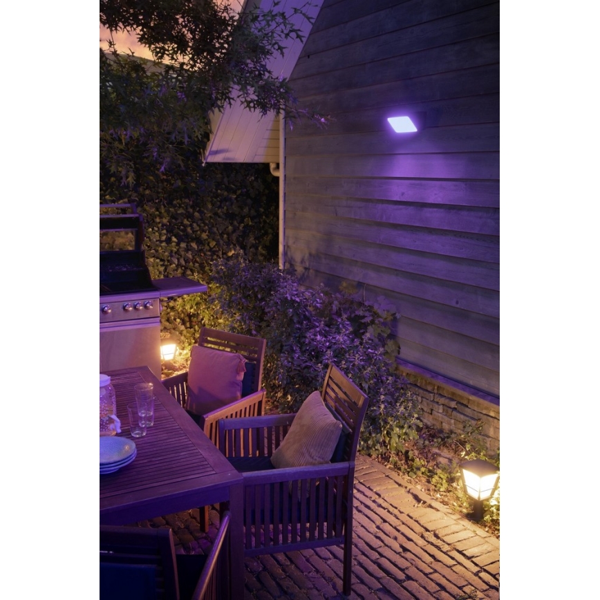 Philips - LED RGBW Ljusreglerad utomhus lampa Hue ECONIC LED/15W/230V IP44